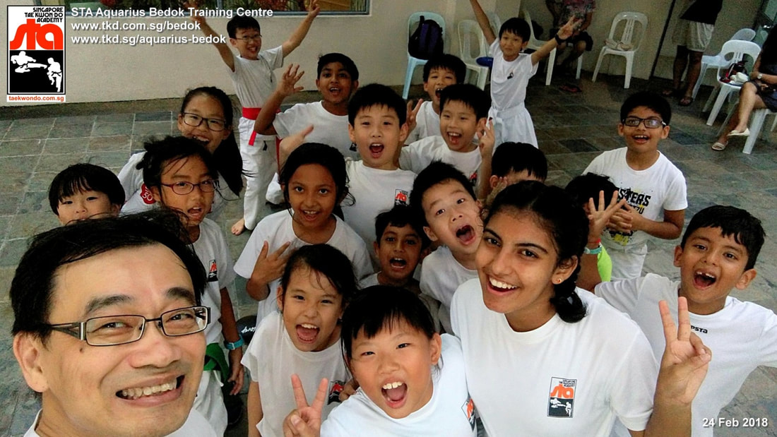 Class Aquarius Bedok Reservoir Tampines Simei East Coast Katong Paya Lebar Kinex Singapore Taekwondo Academy STA Adrian Huan